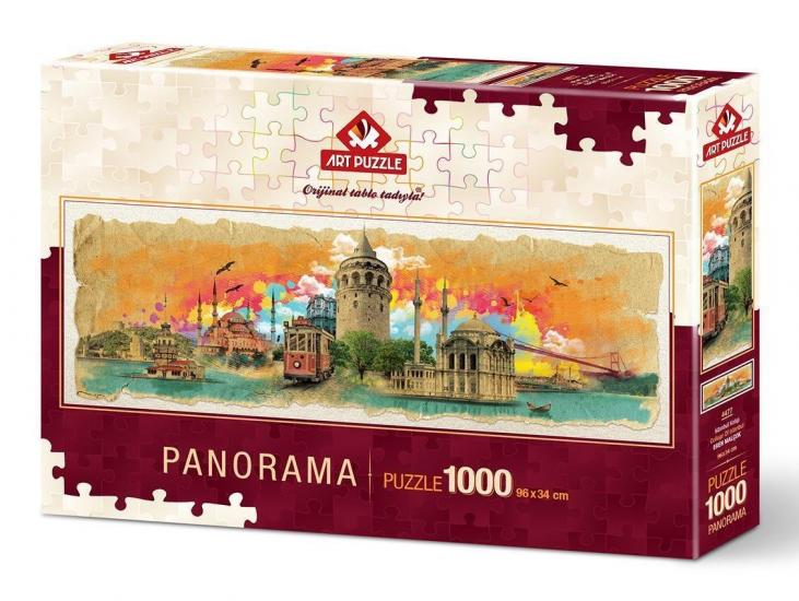 İstanbul Kolajı 1000 Parça Panorama Puzzle