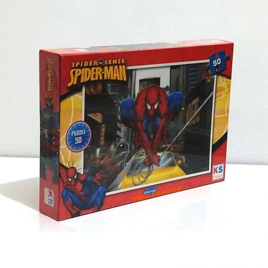 SpiderMan (Örümcek Adam) 50 Parça Kutulu Puzzle/Yapboz