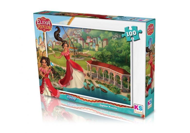 Disney Prenses Elena Lisanslı Kutulu Puzzle/Yapboz 100’parça