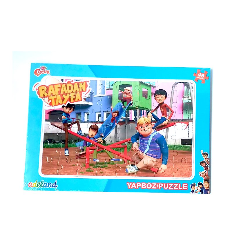 TRT Çocuk Rafadan Tayfa Frame Puzzle/Yapboz 48 Parça