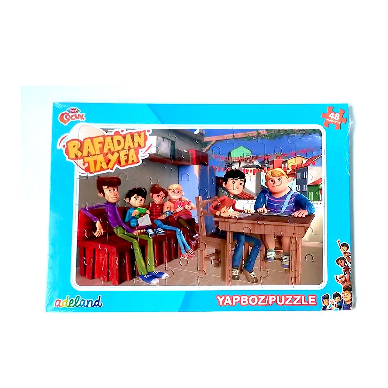 TRT Çocuk Rafadan Tayfa Frame Puzzle/Yapboz 48 Parça