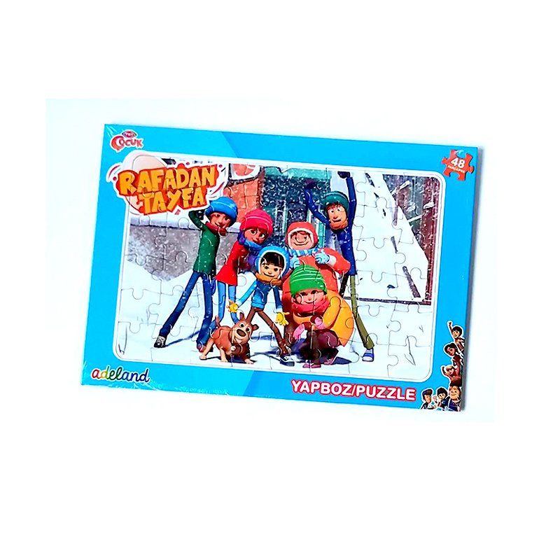 TRT Çocuk Rafadan Tayfa Frame Puzzle/Yapboz 48 Parça