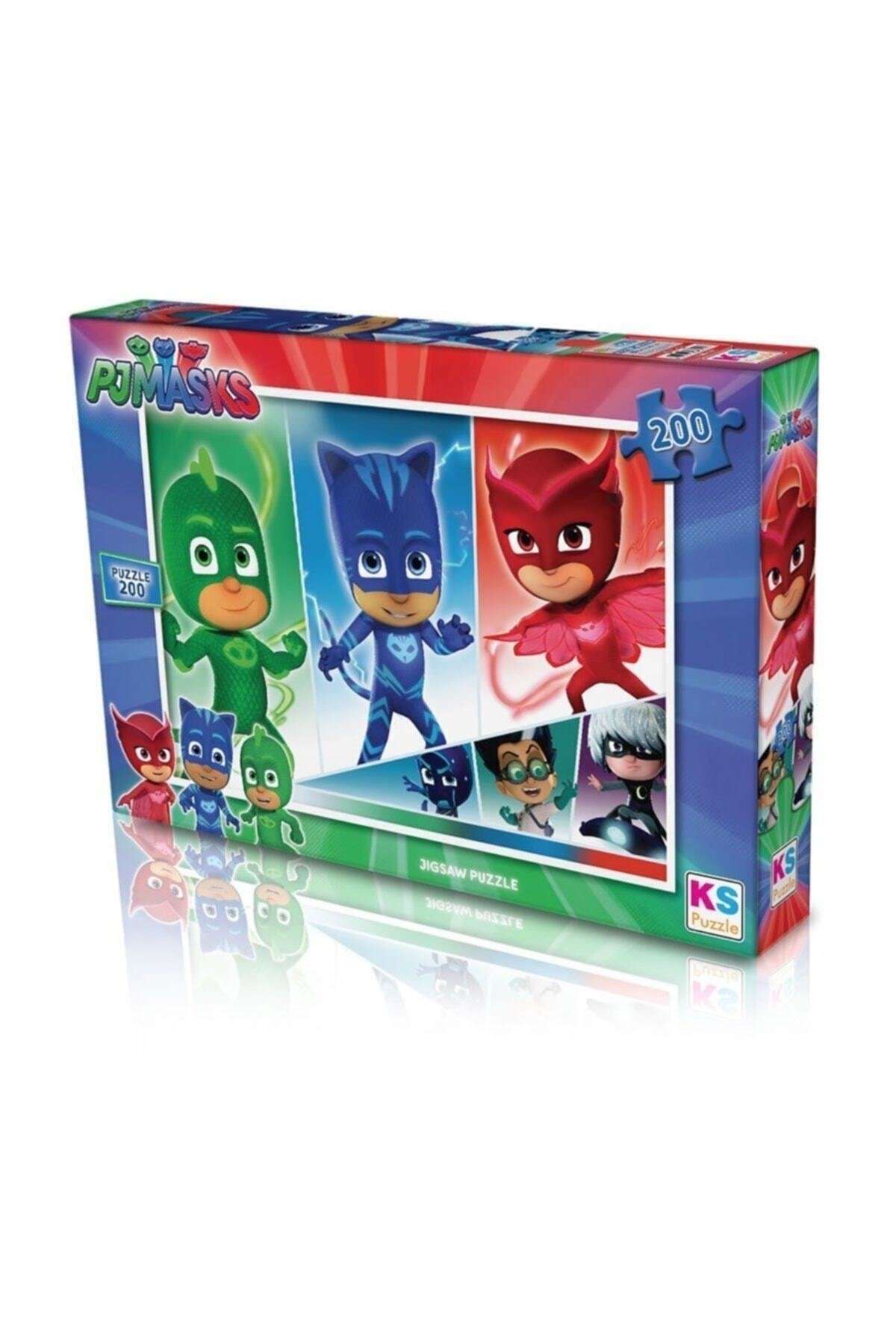 PJ MASKS Pijamaskeliler Kutulu Puzzle/Yapboz 200 Parça