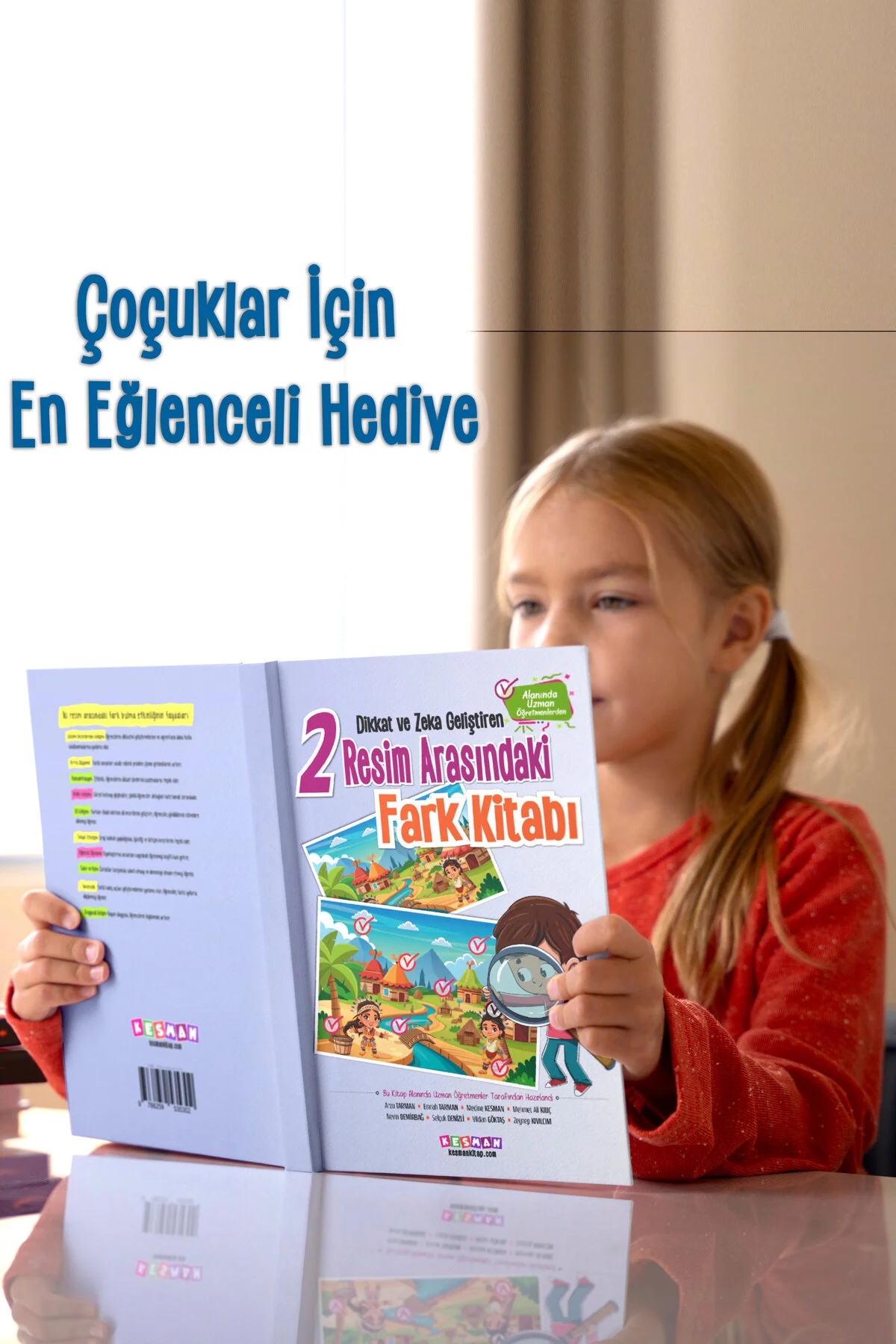 Dikkat ve Zeka Geliştiren İki Resim Arasındaki Fark Kitabı