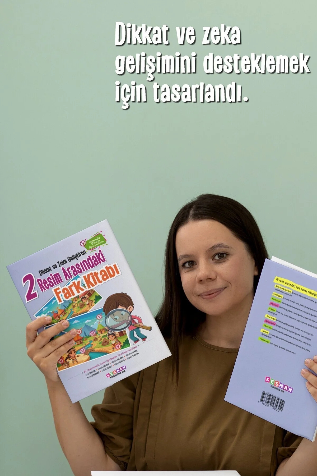 Dikkat ve Zeka Geliştiren İki Resim Arasındaki Fark Kitabı