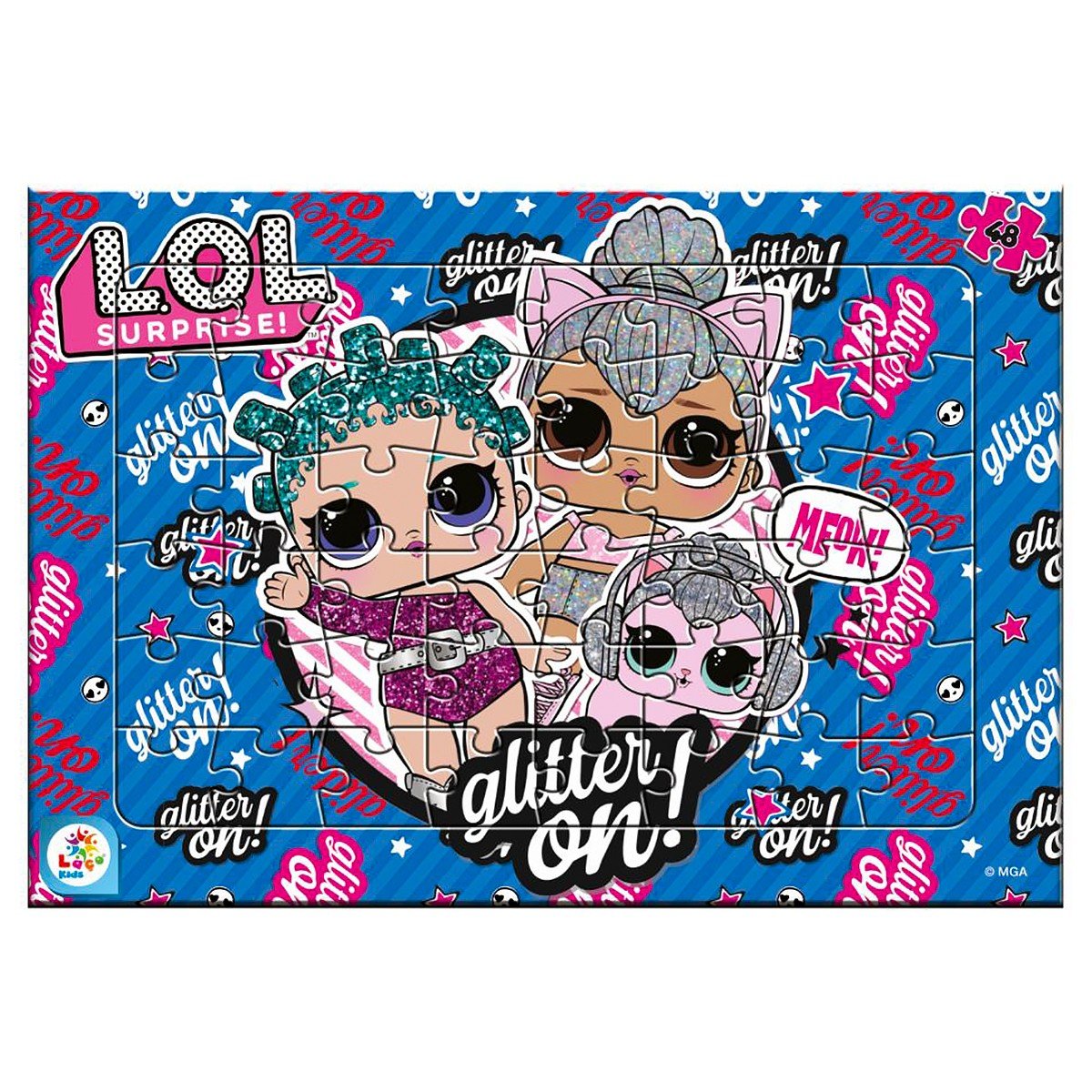 LOL Bebekler Surprise 48 Parça Lisanslı Frame Puzzle/Yapboz