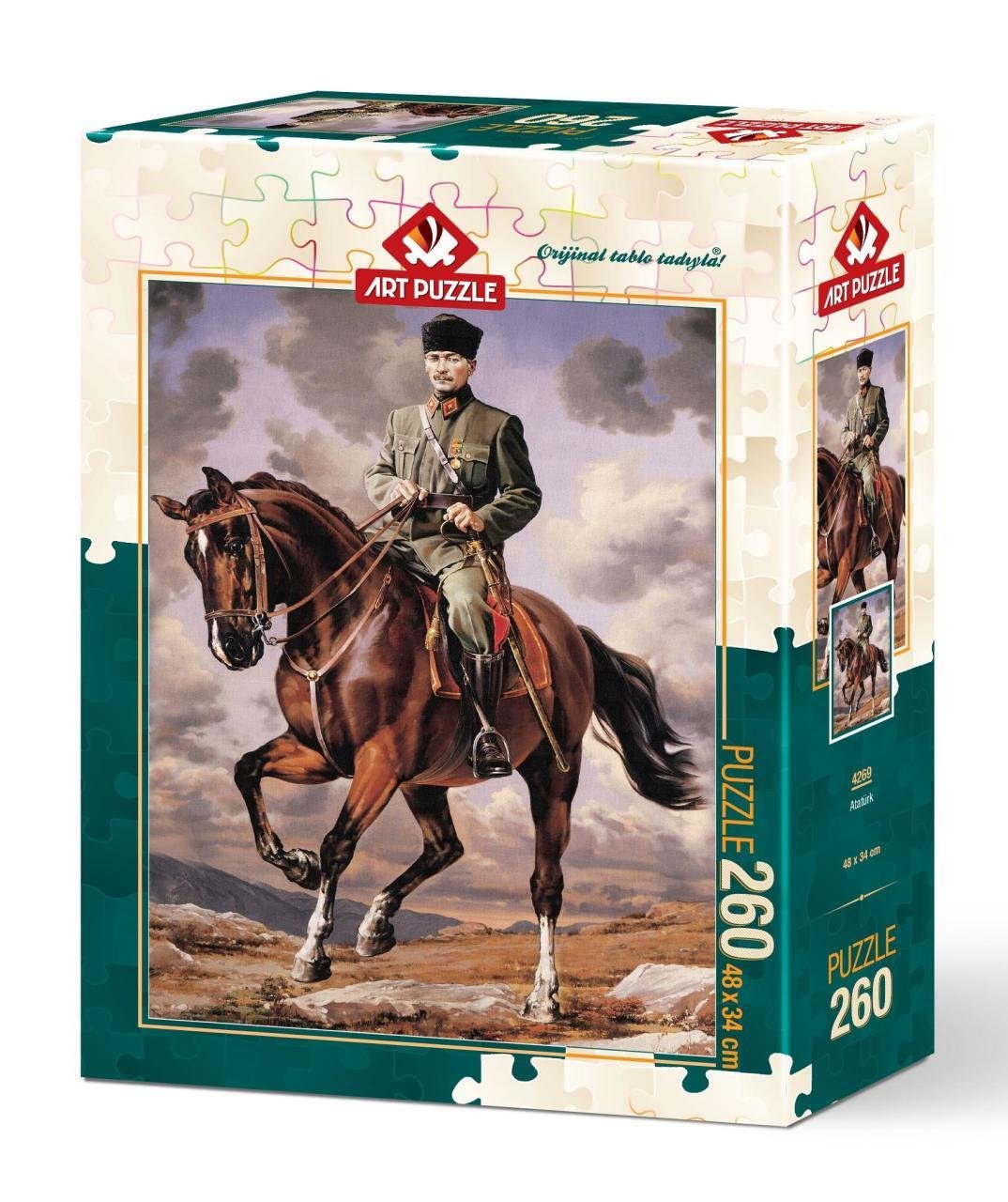 Başkomutan%20Atatürk%20Kutulu%20Puzzle/Yapboz%20260%20Parça