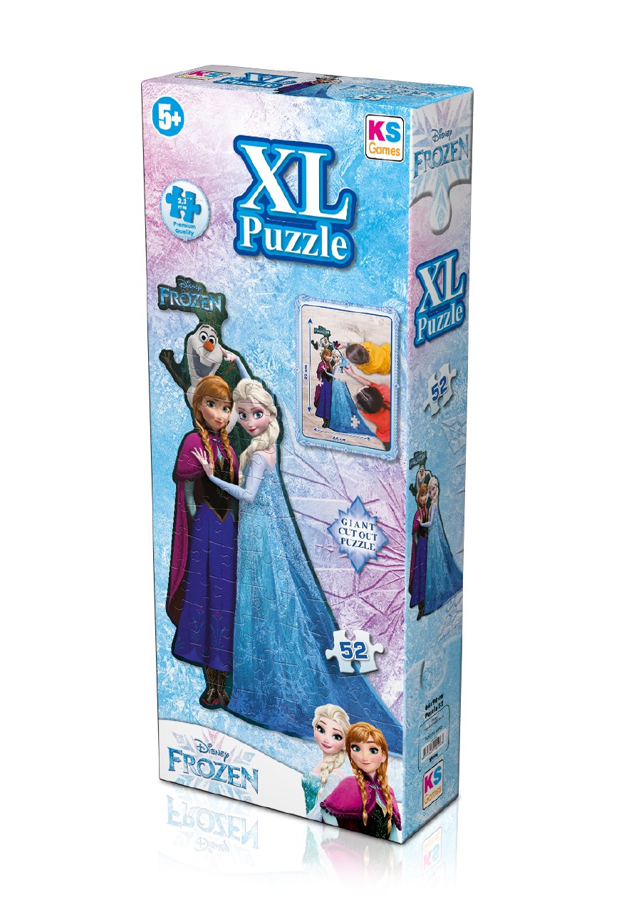 Disney%20Frozen%20Elsa%20ve%20Anna%20XL%20Dev%20Yer%20Puzzle/Yapboz%20(52%20Parça)