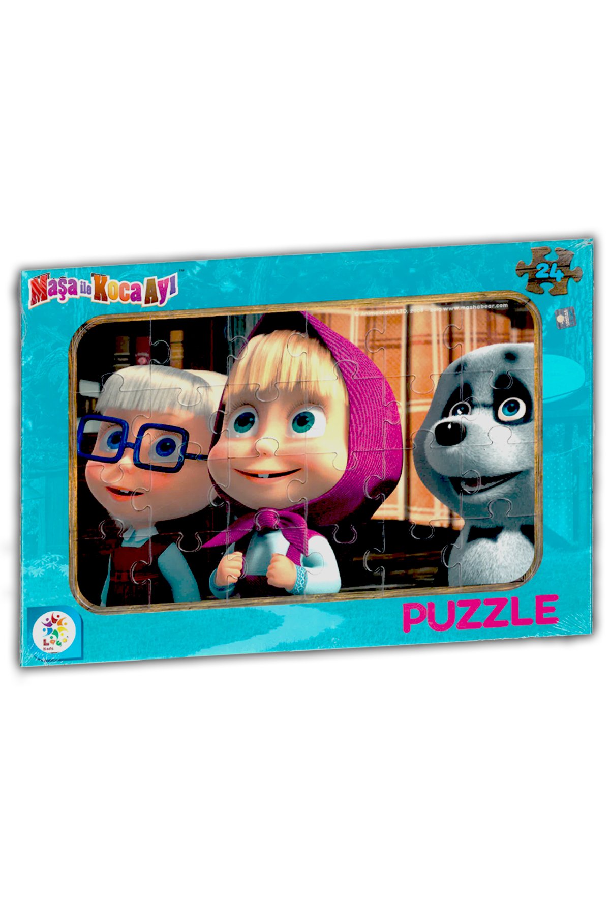 Maşa ile Koca Ayı 2’li Lisanslı Frame Puzzle/Yapboz (24+48 Parça)