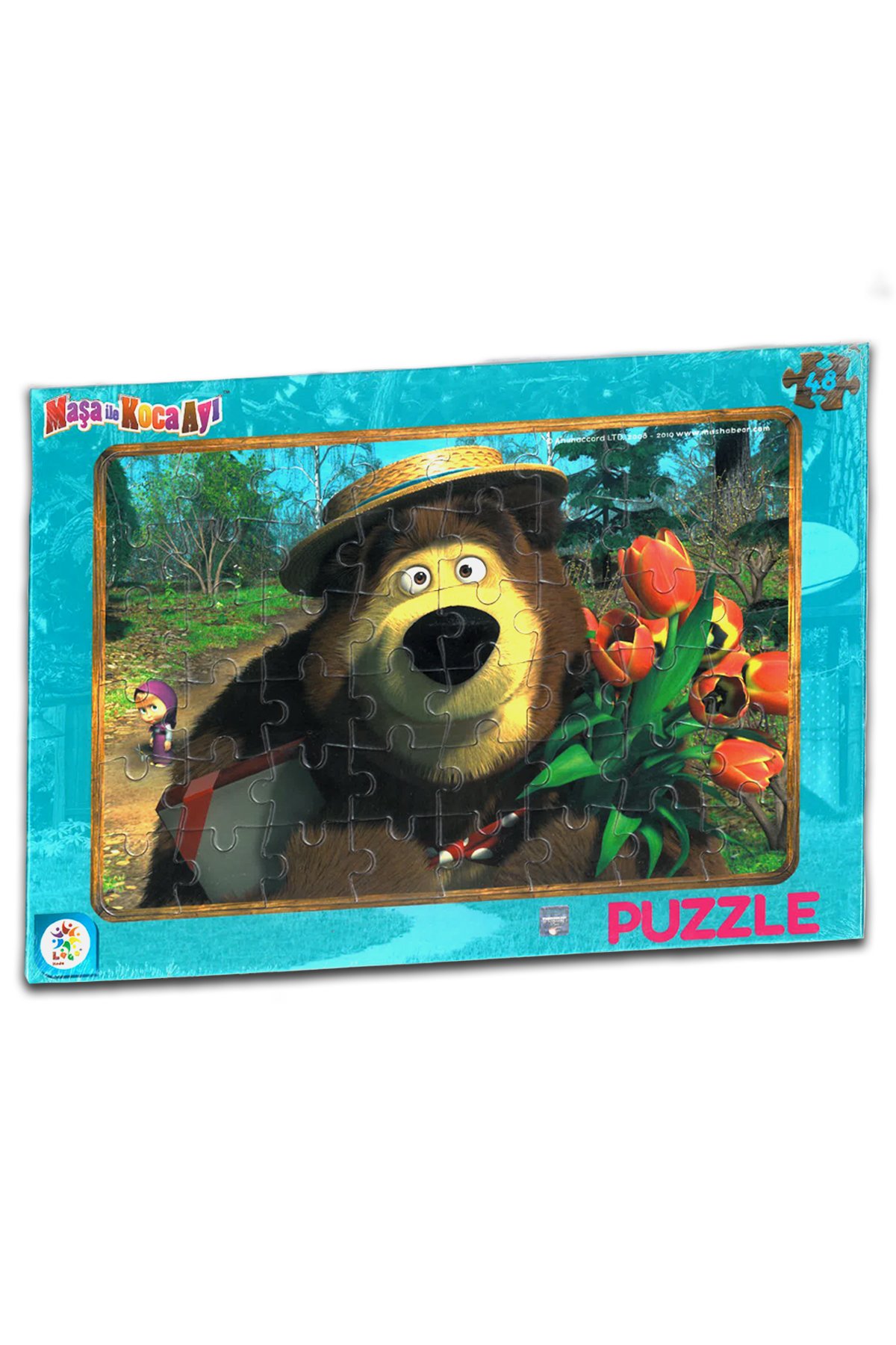 Maşa ile Koca Ayı 2’li Lisanslı Frame Puzzle/Yapboz (24+48 Parça)