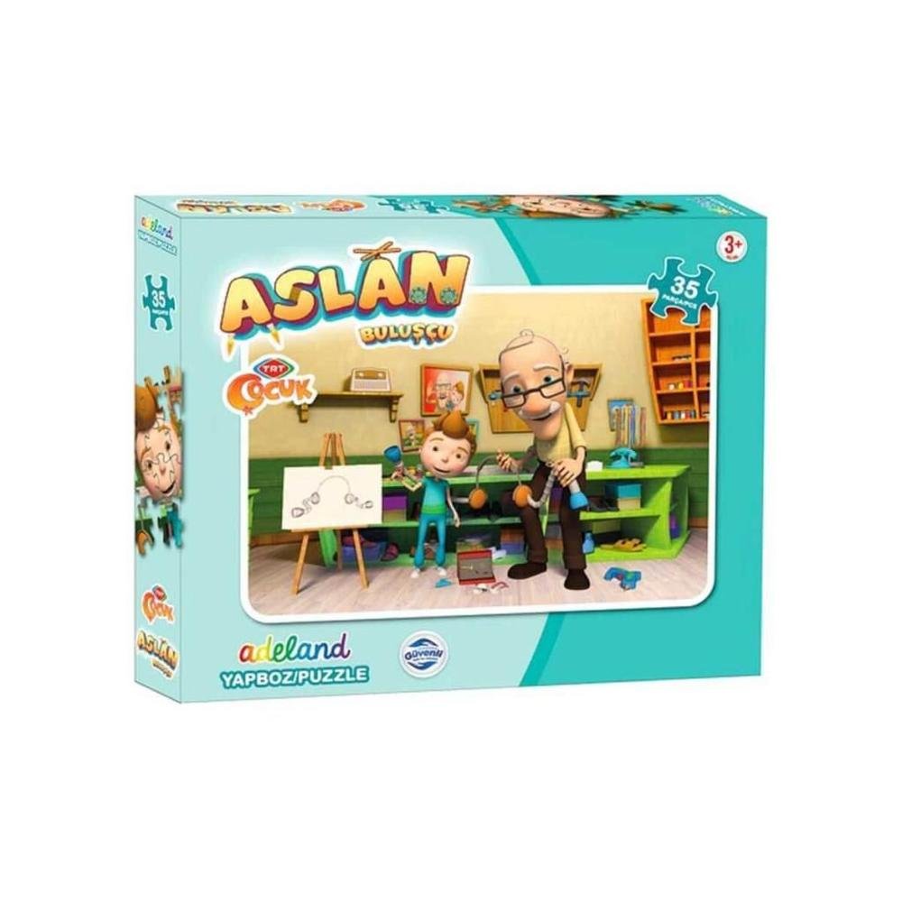 Adeland%20Trt%20Çocuk%20Aslan%20Kutulu%20Puzzle/Yapboz%2036%20Parça