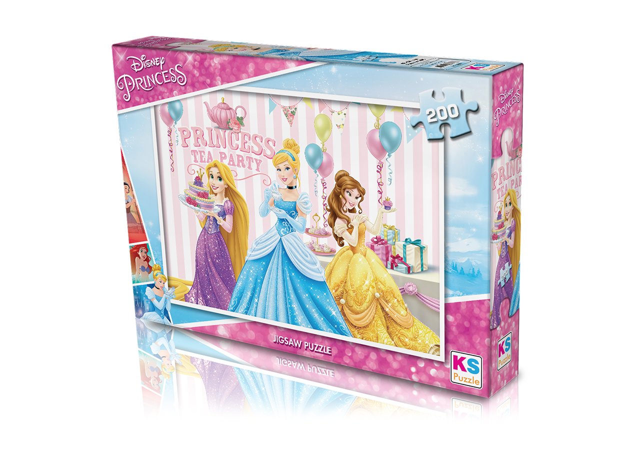 Disney%20Princess%20(Prenses)%20Lisanslı%20Kutulu%20Puzzle/Yapboz%20200%20Parça