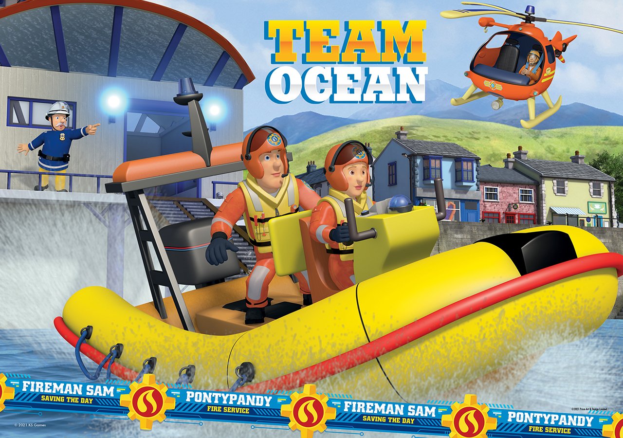 İtfayeci Sam (Fireman Sam) Lisanslı Puzzle/Yapboz 50 Parça