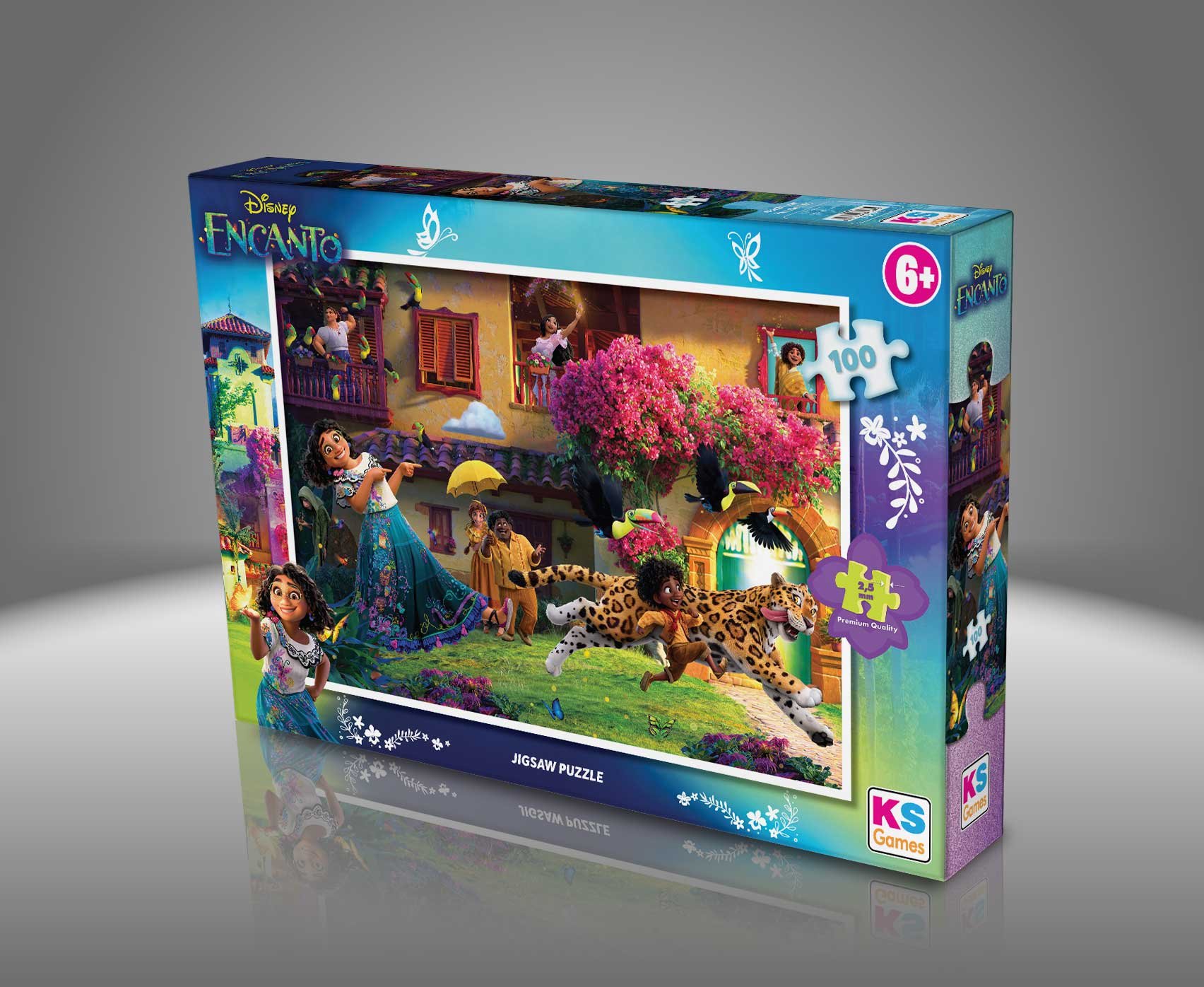 Disney Encanto Mirabel 100 parça Lisanslı Frame Puzzle/Yapboz