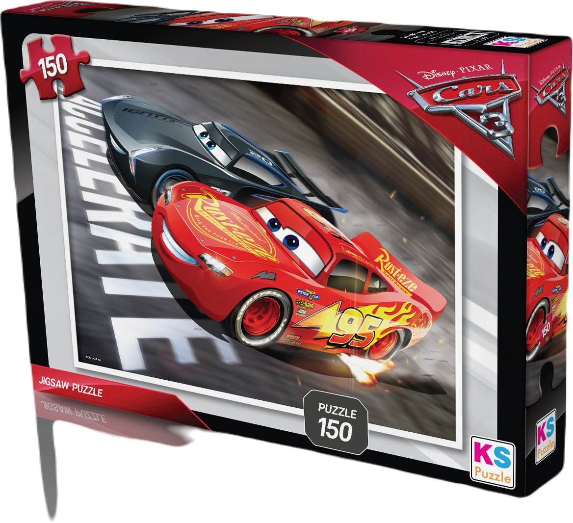 Disney Cars (Arabalar Şimşek Mcqueen) Kutulu 150 Parça Puzzle/Yapboz