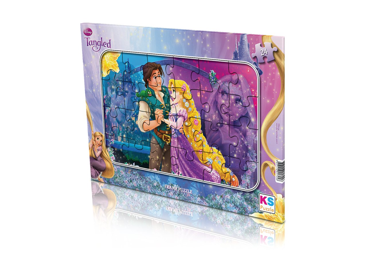 Tangled (Rapunzel) Lisanslı Puzzle/Yapboz 24 Parça