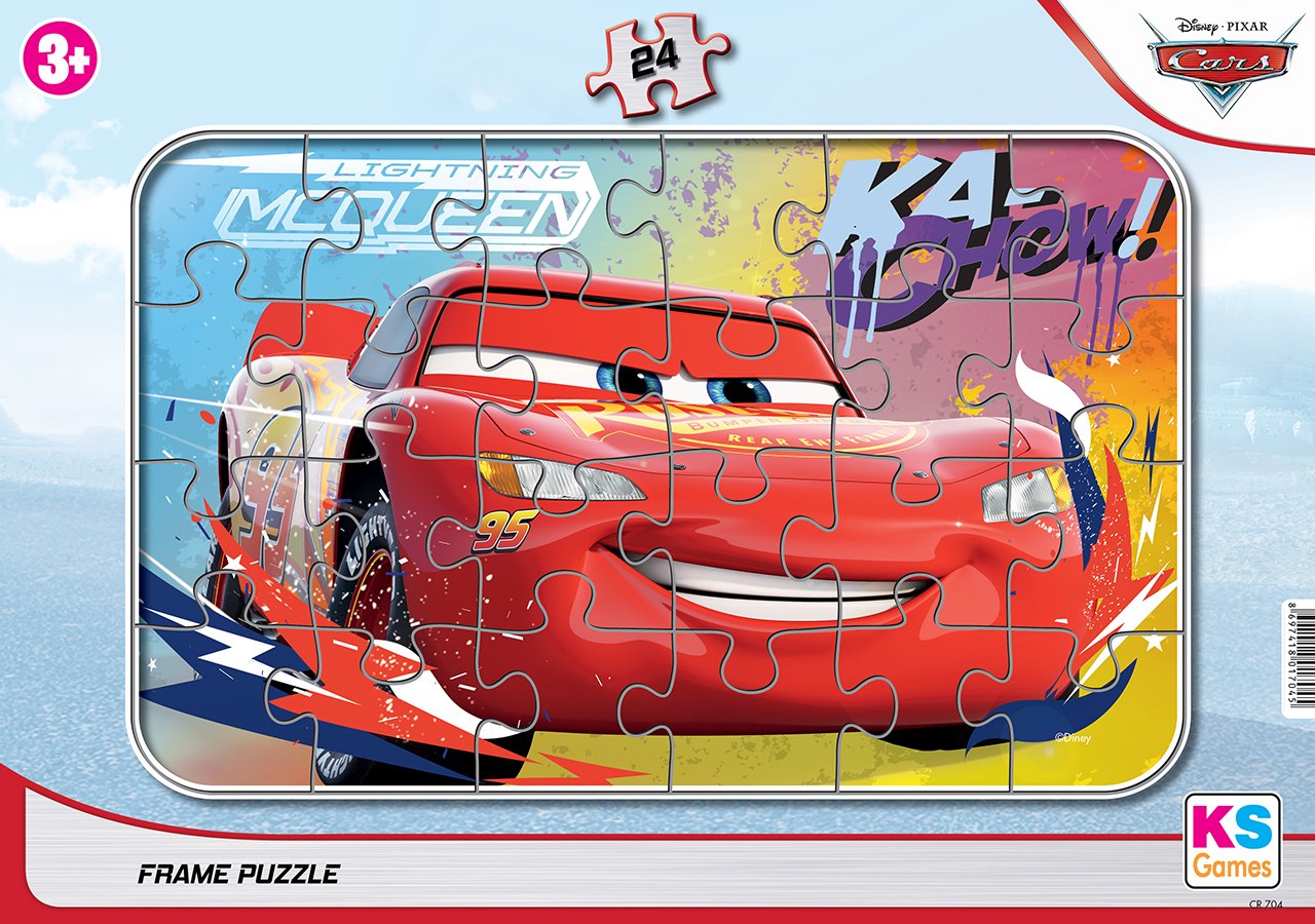 Disney Kahramanları Lisanslı Frame 24 Parça 5’li Karma Puzzle Set