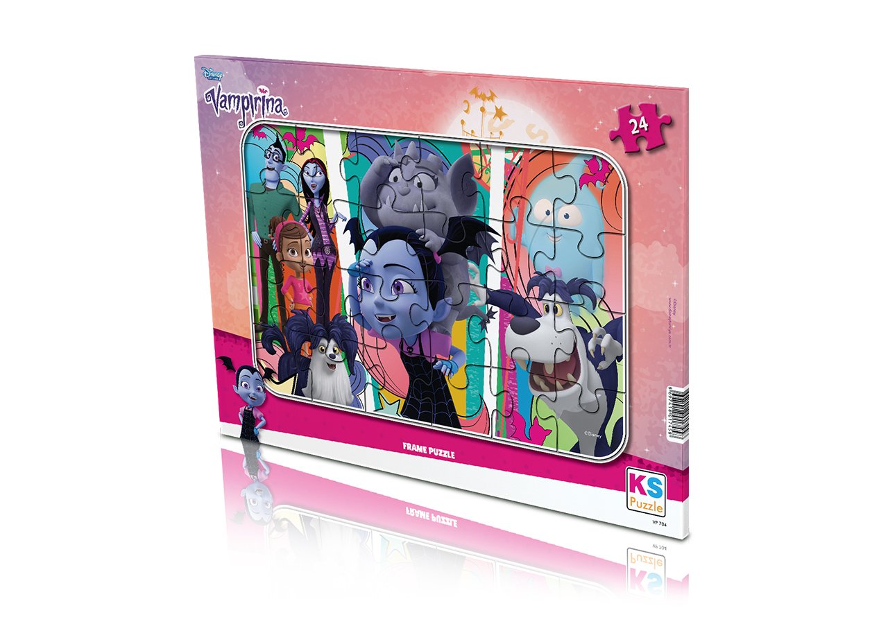 Disney Vampirina Lisanslı Frame Puzzle Yapboz 24 Parça