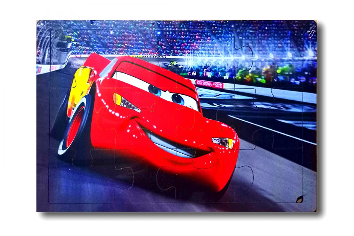 Cars%20Eğitici%2012%20parça%20Ahşap%20Puzzle/Yapboz