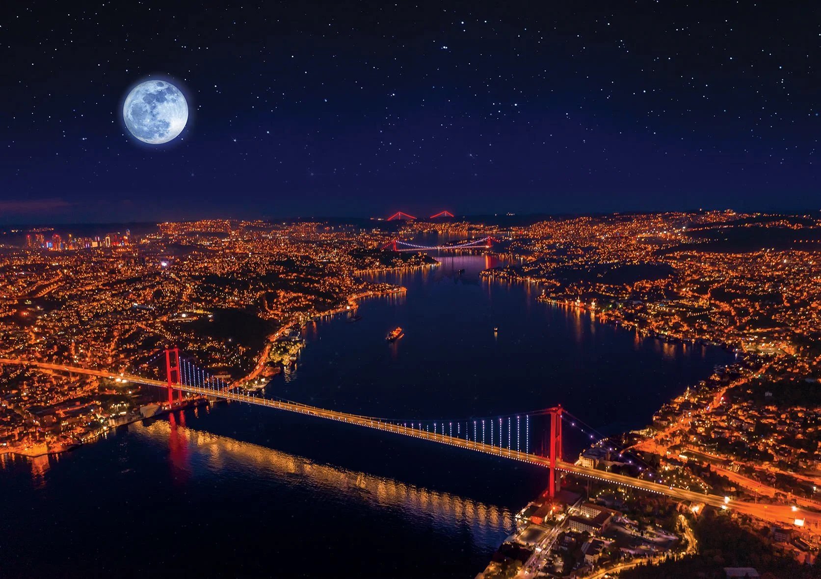 İstanbul%20da%20Gece%20-%203%20Köprü%20Neon%20Puzzle/Yapboz%201000’parça