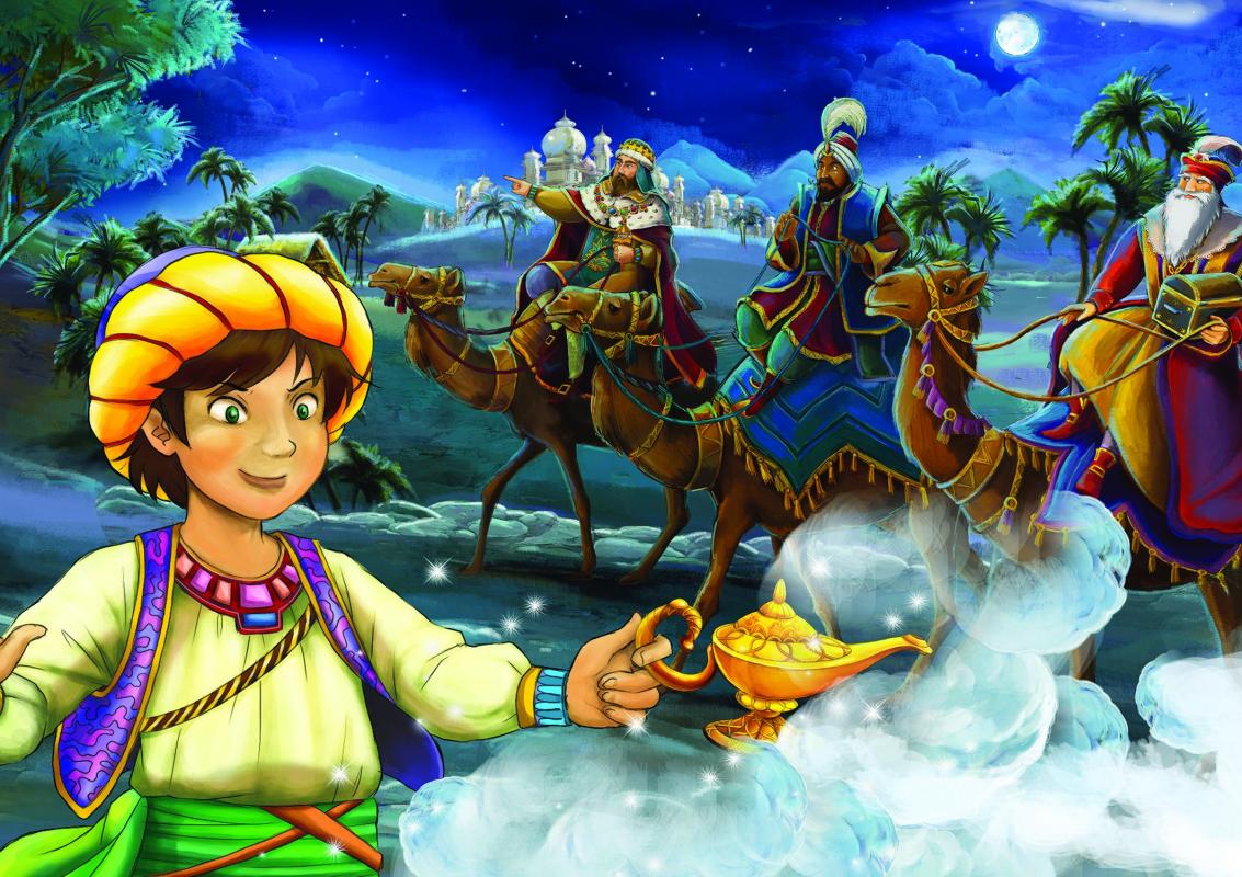 Sihirli Lamba 2 li Kutulu Puzzle/Yapboz 100+100 Parça