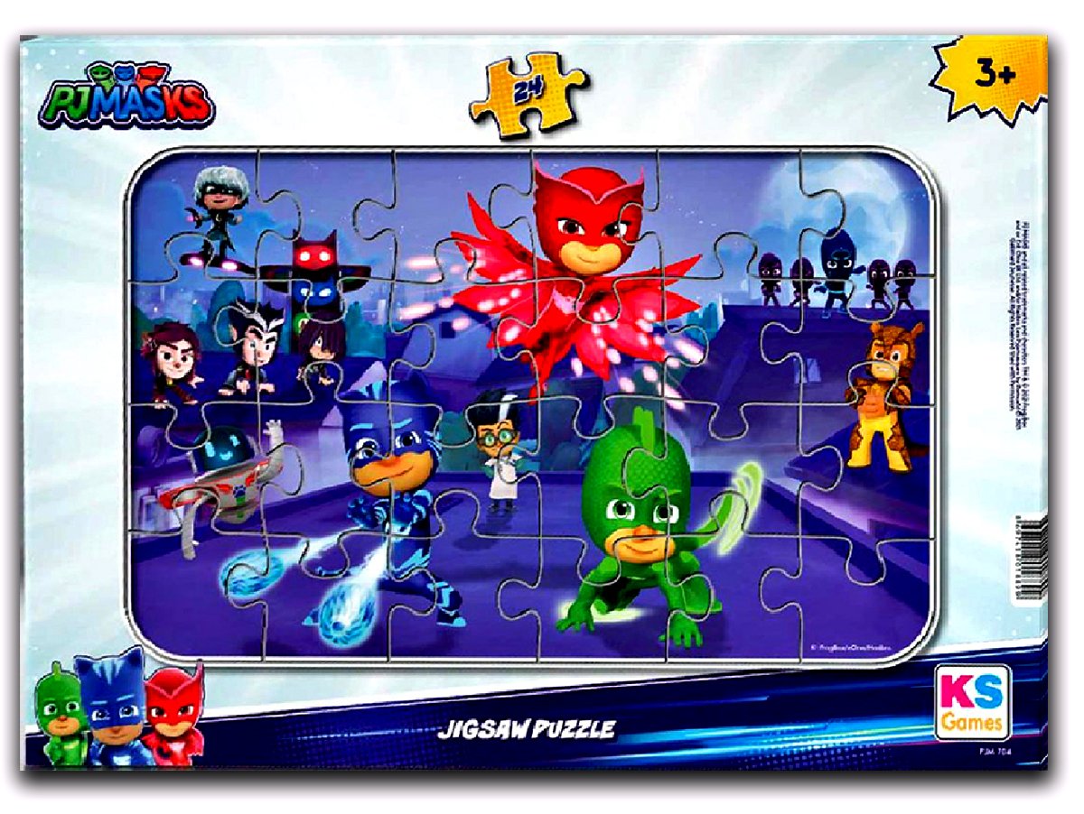 Ks Pj Masks 24 parça Frame Puzzle/Yapboz