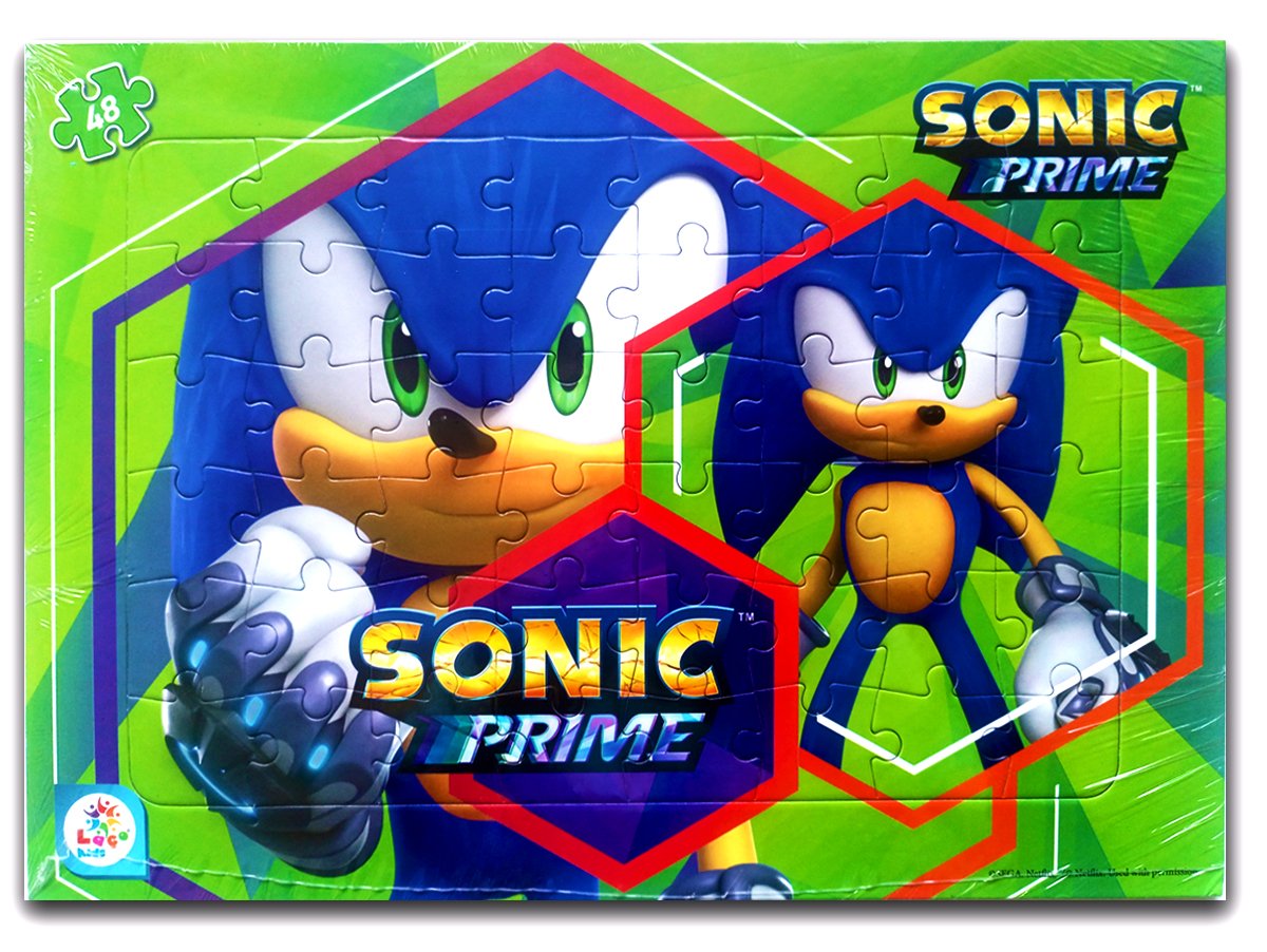 Sonic 48 parça Lisanslı Frame Puzzle/Yapboz 2