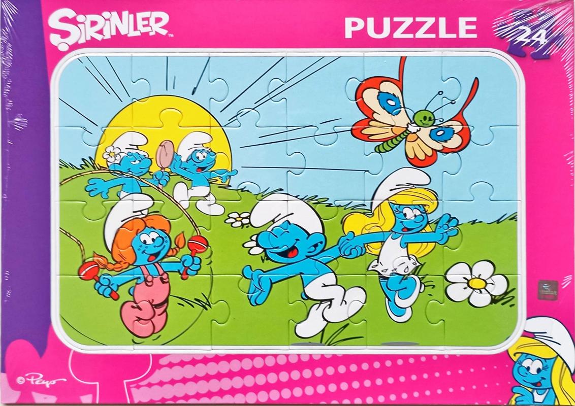 Şirinler%20Lisanslı%20Frame%20Puzzle/Yapboz%2024%20Parça