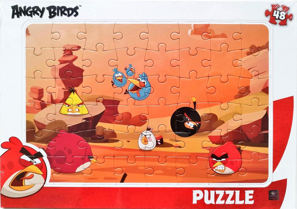Angry Birds Lisanslı Frame Puzzle/Yapboz 48 Parça