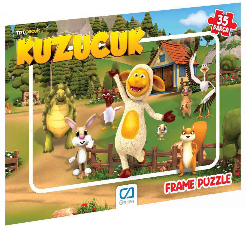 TRT Çocuk Ca Games Kuzucuk Puzzle/Yapboz 35 Parça
