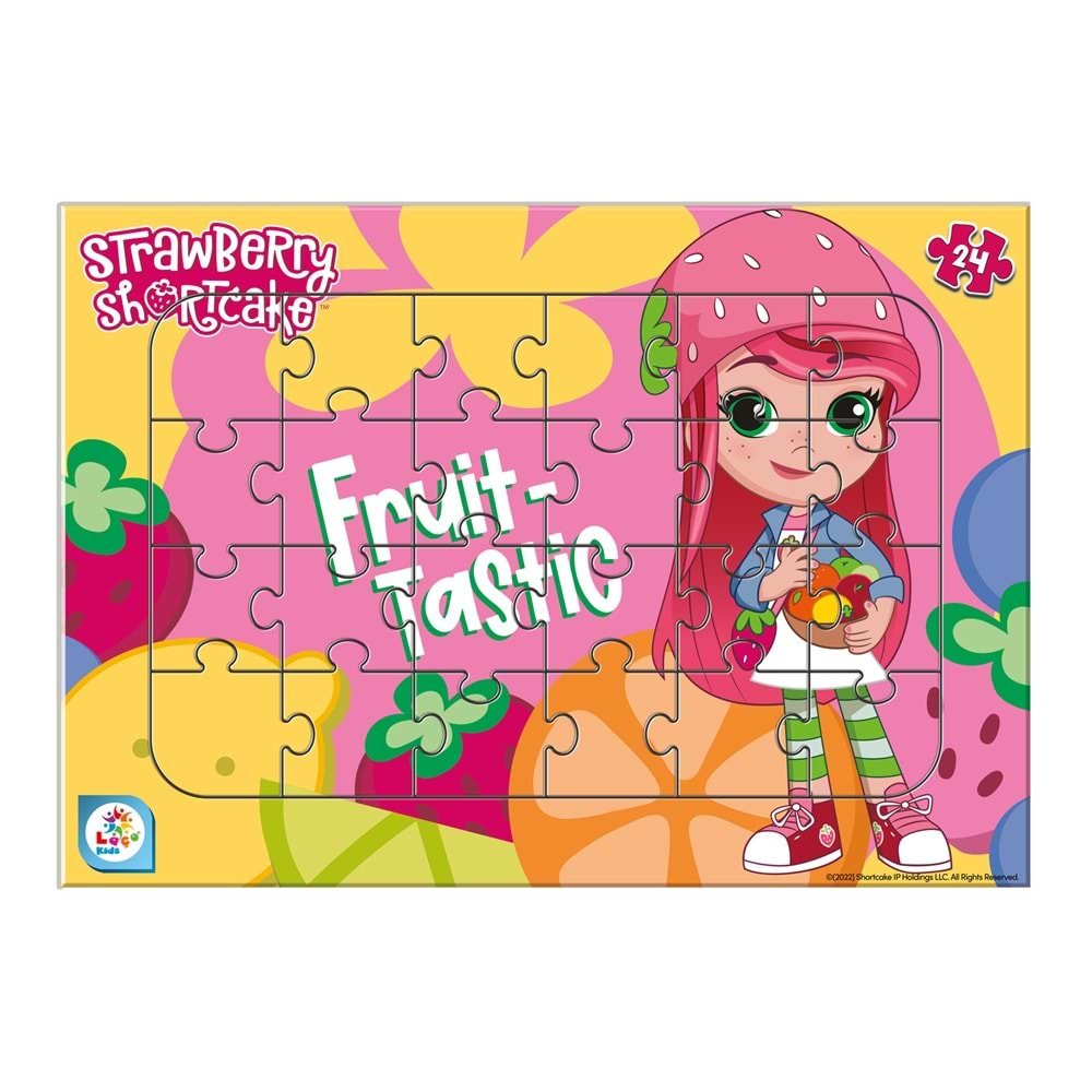 Çilek Kız Strawberry Shortcake Puzzle/Yapboz 24 Parça