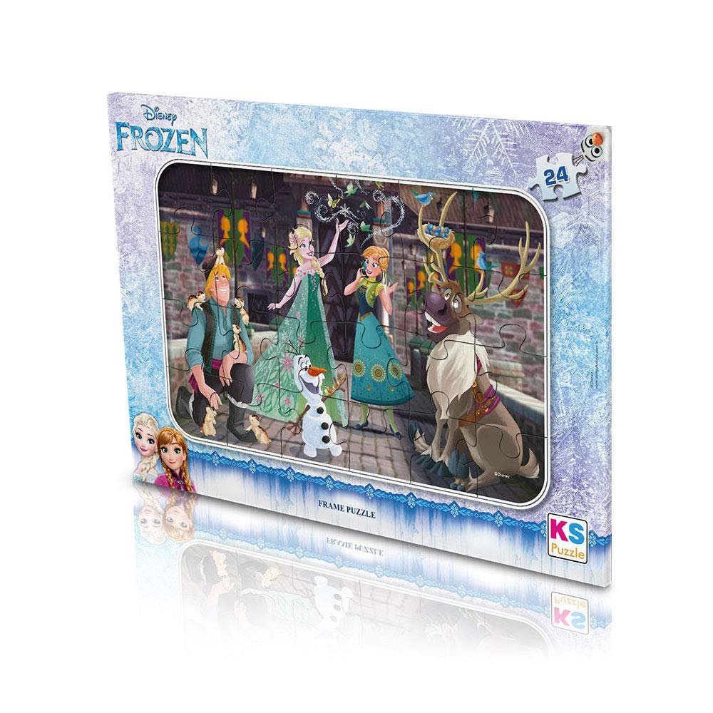 Disney Frozen Karlar Ülkesi Elsa Frema Puzzle/Yapboz 24’parça