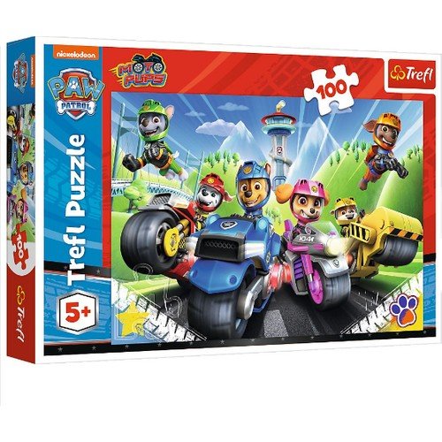 Trefl%20Paw%20Patrol%20Motosikletlerde%20100%20parça%20Puzzle/Yapboz