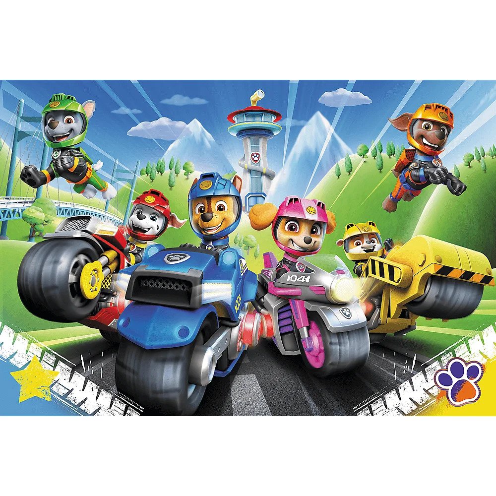 Trefl%20Paw%20Patrol%20Motosikletlerde%20100%20parça%20Puzzle/Yapboz