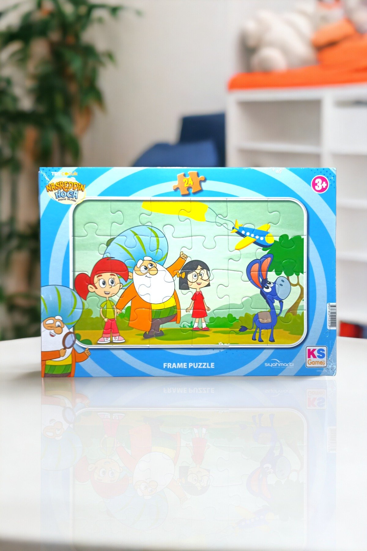 Ks Games Nasrettin Hoca Zaman Yolcusu 24 parça Frame Puzzle/Yapboz