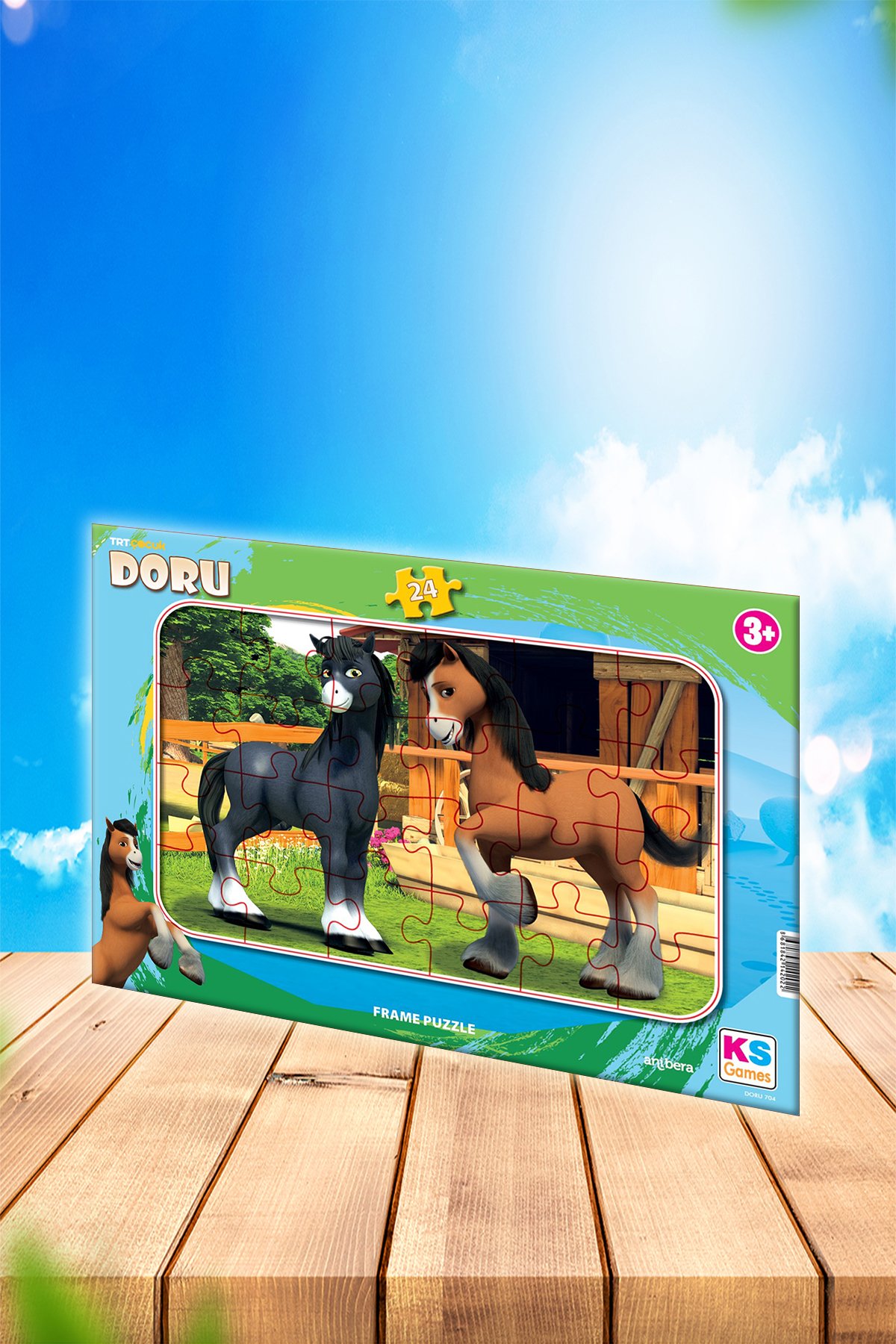 Ks Games Trt Çocuk Doru 24 parça Frame Puzzle/Yapboz 48531254
