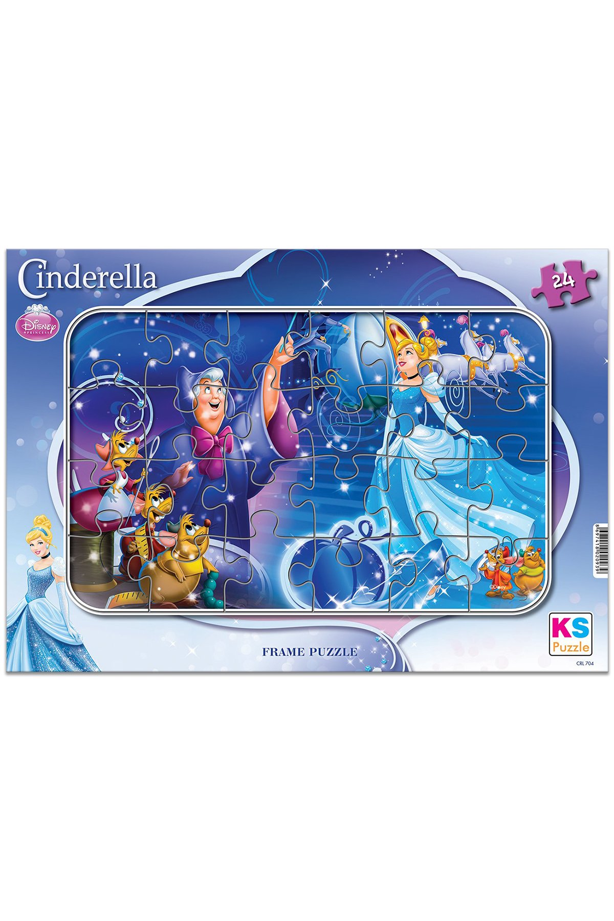 Ks%20Games%20Frozen%20Elsa%20ve%20Sindirella%2024%20parça%20Puzzle/Yapboz%20Seti