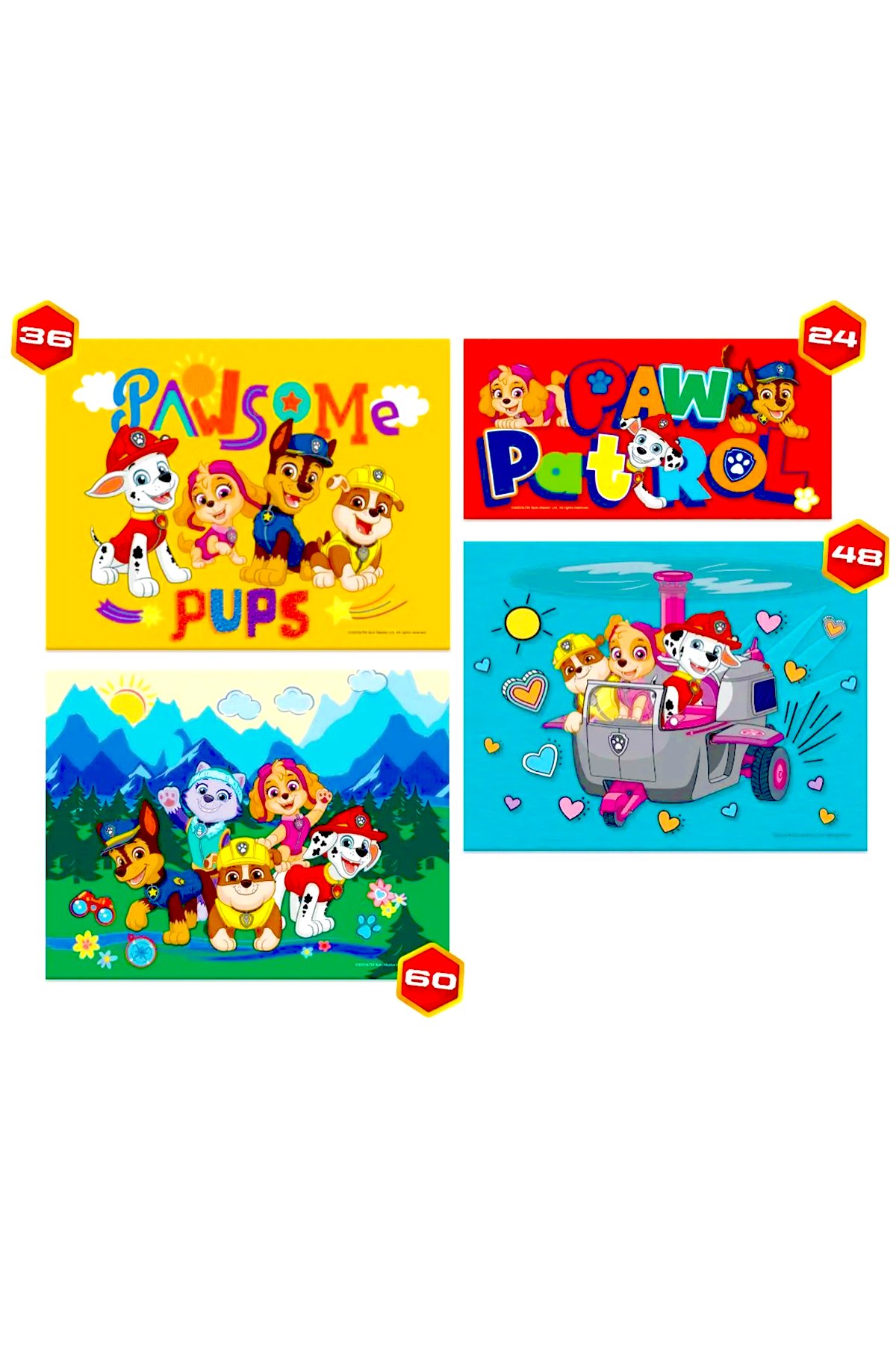 Laço%20Kids%20Paw%20Patrol%20(Pati%20Devriyesi)%204’lü%20Puzzle/Yapboz%20Set