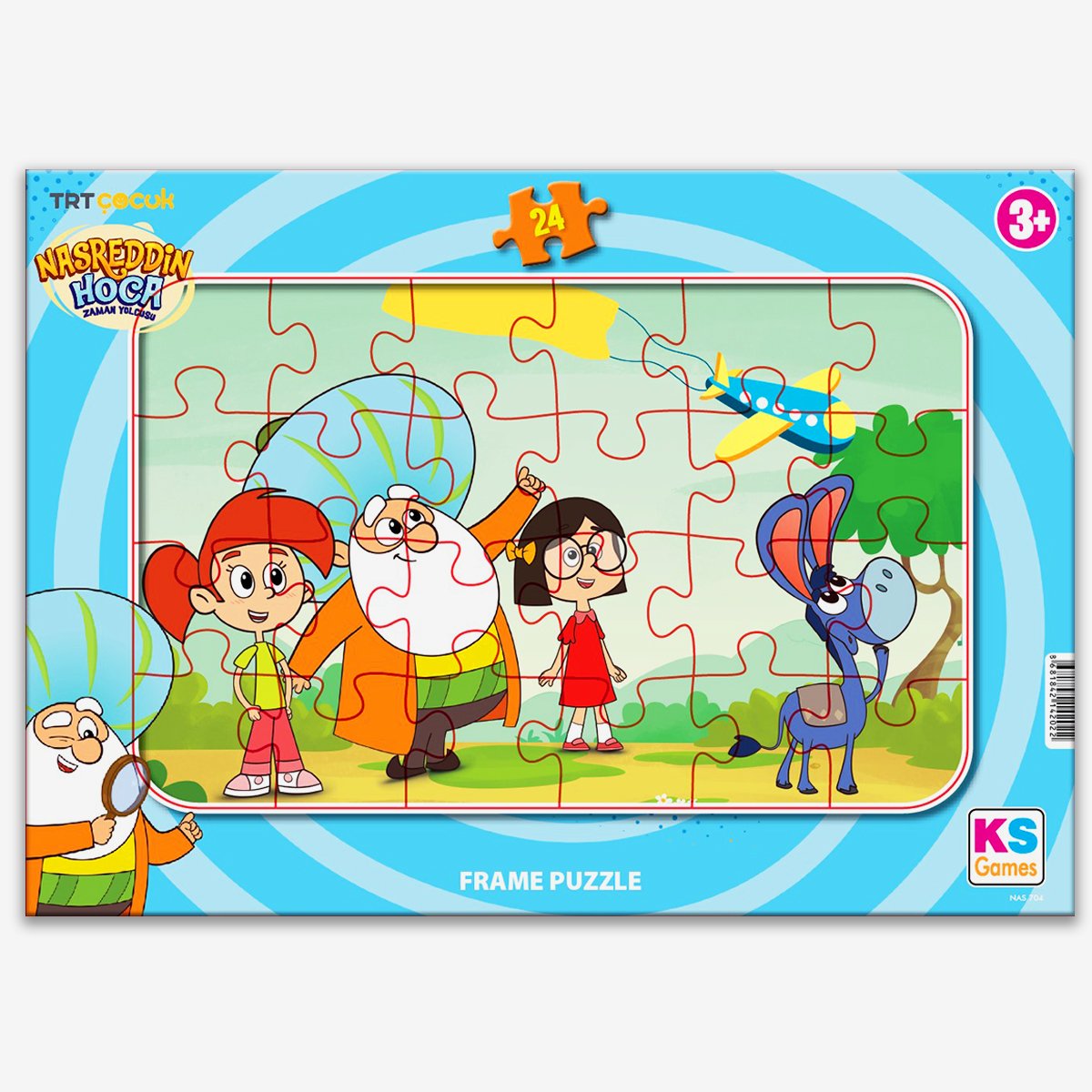 Ks Games Nasreddin Hoca ve Z Takımı 24+35 Parça Puzzle/Yapboz Set