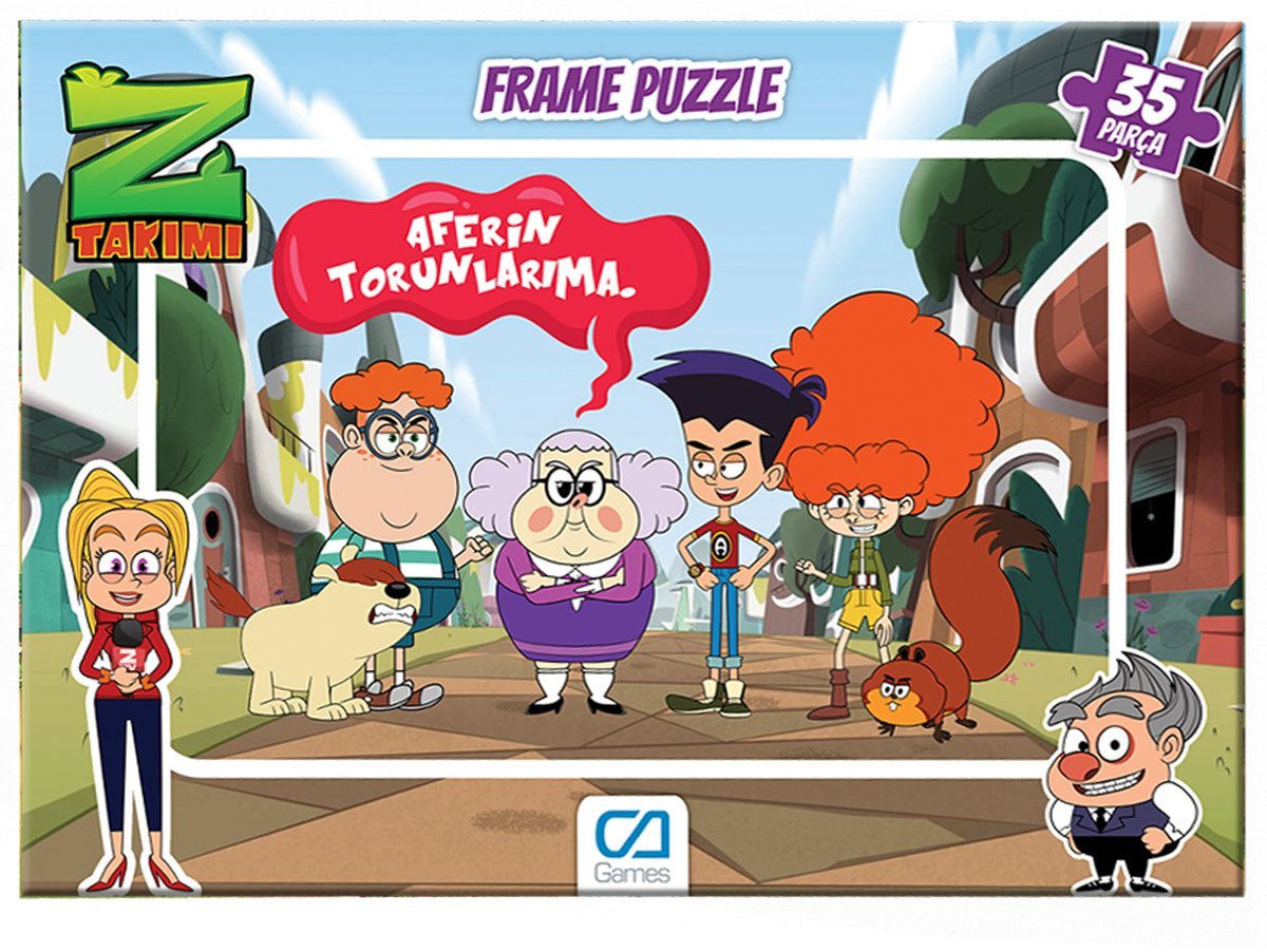 Ks Games Nasreddin Hoca ve Z Takımı 24+35 Parça Puzzle/Yapboz Set