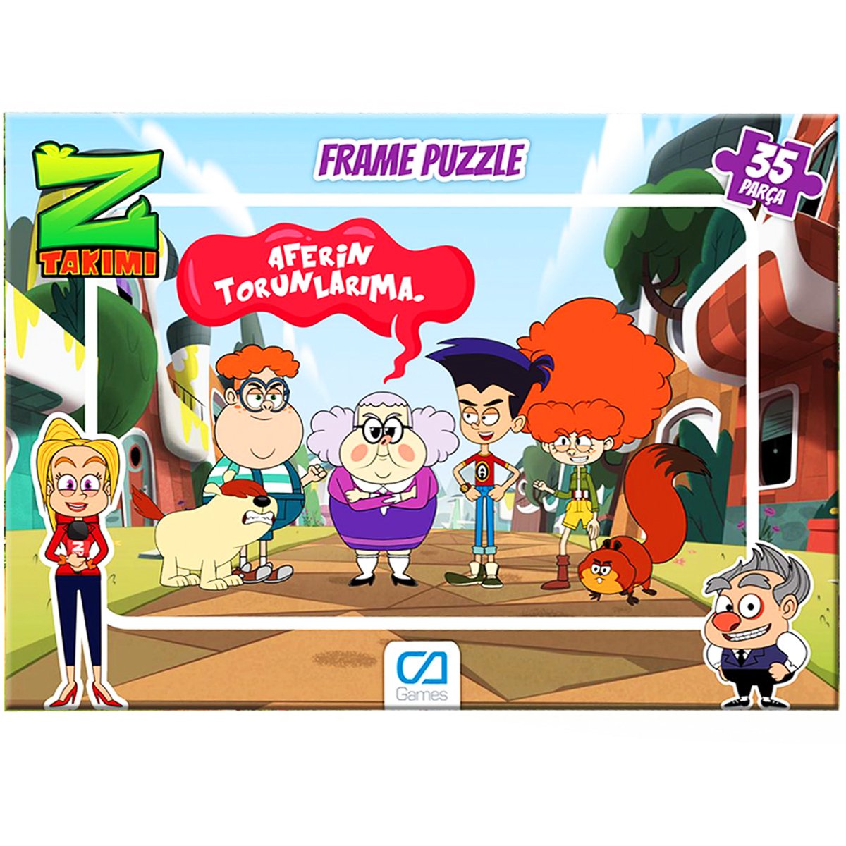 Ks Games Nasreddin Hoca ve Z Takımı 24+35 Parça Puzzle/Yapboz Set