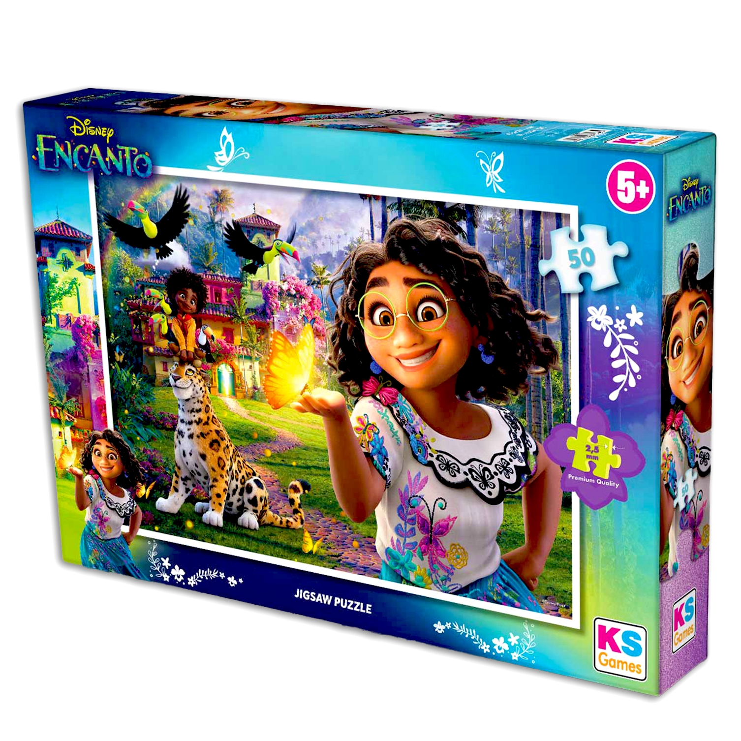 Disney Encanto Mirabel 50 parça Lisanslı Frame Puzzle/Yapboz