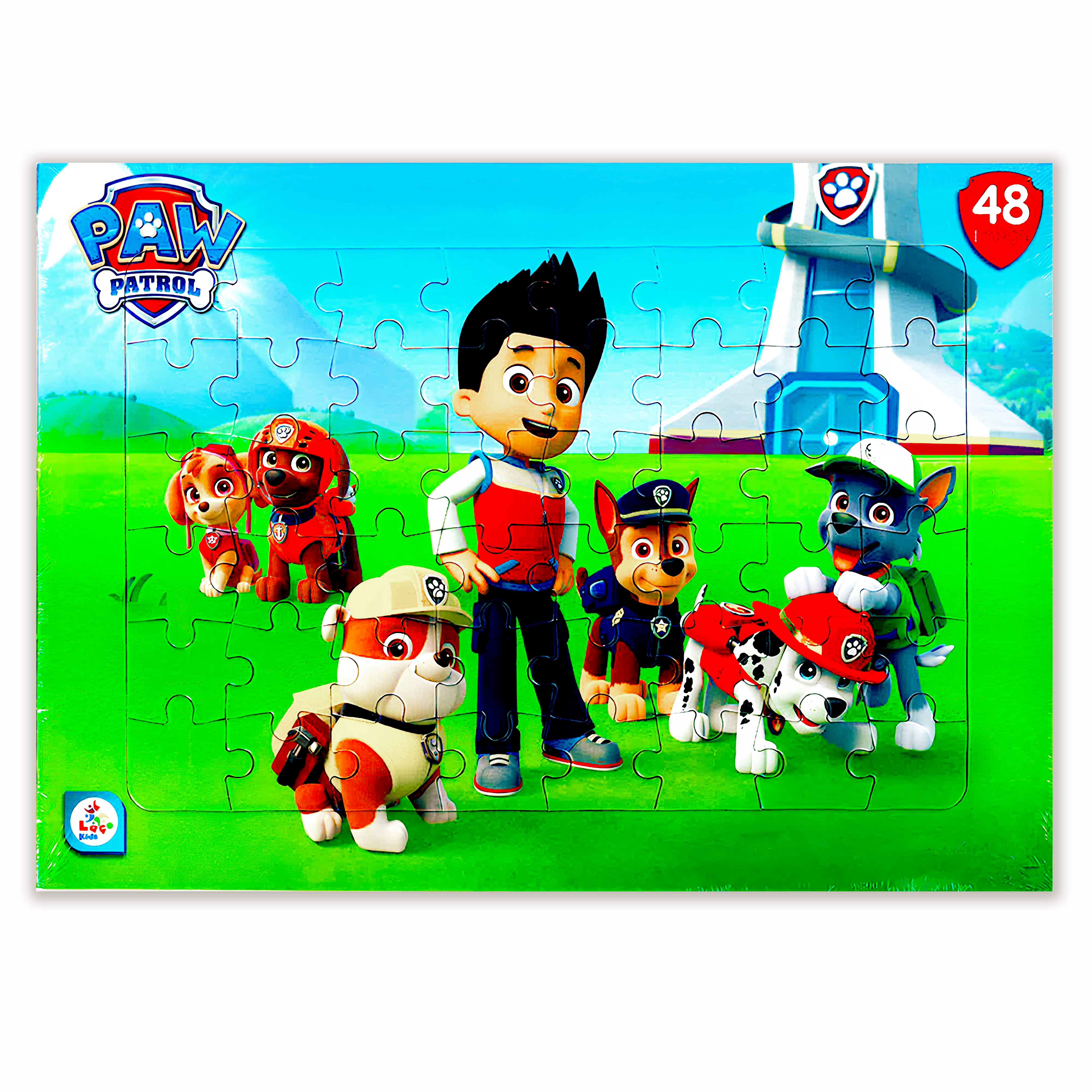 Laço Kids Paw Patrol 48 parça Frame Puzzle/Yapboz (Pençe Devriyesi)