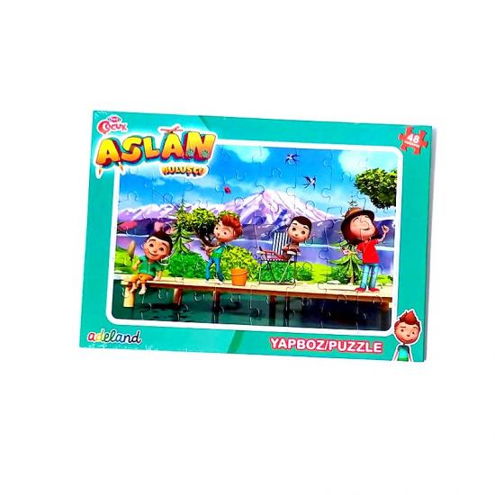 Adeland Trt Çocuk Aslan Frame Puzzle 48’parça