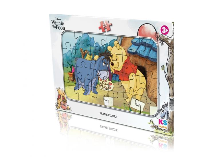 Disney Winnie The Pooh (Ayı Winnie) Frame Puzzle/Yapboz 24 Parça
