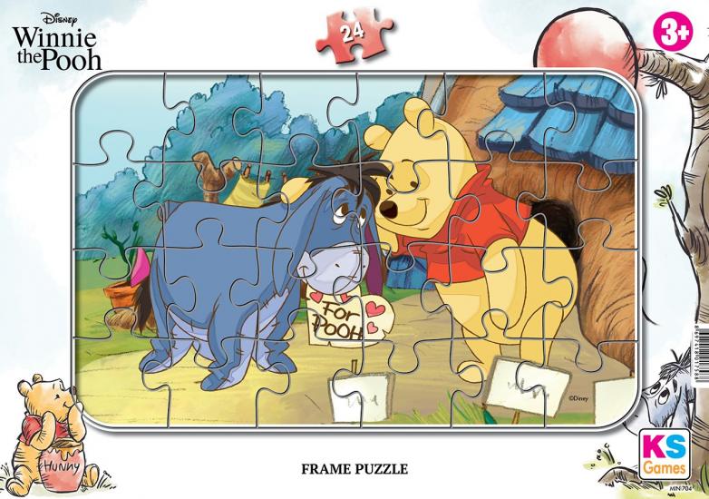 Disney Winnie The Pooh (Ayı Winnie) Frame Puzzle/Yapboz 24’parça