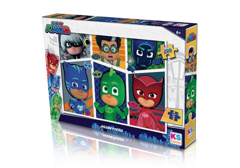 PJ MASKS Pijamaskeliler Kutulu Puzzle/Yapboz 200 Parça