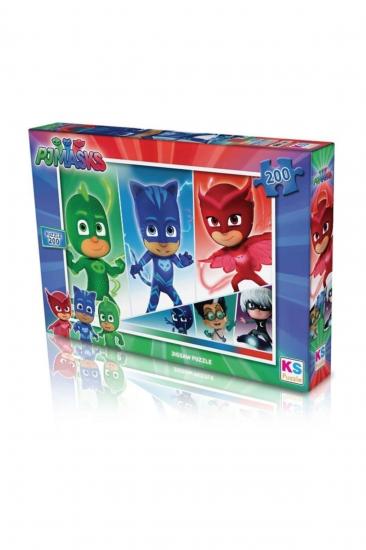 PJ MASKS Pijamaskeliler Kutulu Puzzle/Yapboz 200 Parça