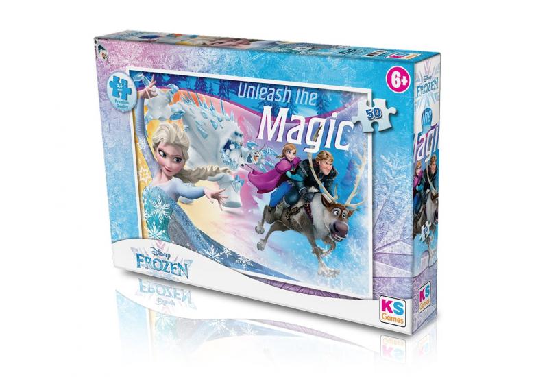 Disney Frozen Karlar Ülkesi Elsa Kutulu Puzzle/Yapboz 50 Parça