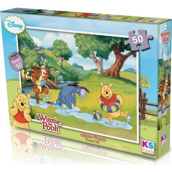 Disney Winnie The Pooh (Ayı Winnie) Lisanslı Kutulu Puzzle/Yapboz 50’parça